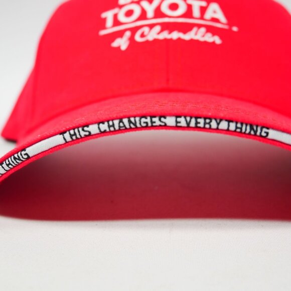Big Two Toyota Of Chandler Red Baseball Cap NEW - Picture 2 of 5